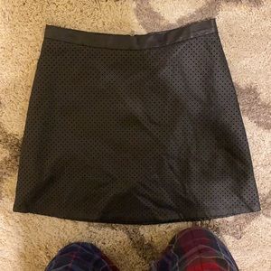 DKNY pleather skirt